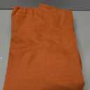 Pitalk Burnt Orange Curtains 84 Inch Length for Living Room 2 Panels Back Tab Pocket Flax Linen Blend Drapes Light Filtering Semi Sheer Boho Curtain for Bedroom Bohemian Farmhouse Rust Copper Brown