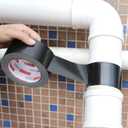 Heavy Duty Duct Tape, Black Tape 2 Inches x 30 Yards 3-Pack, 8.27 mil, Strong, Flexible, No Residue, All-Weather and Tear by Hand - for Repairs, Industrial, Professional Use