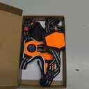 PHOEPET No Pull Dog Harnesses for Small Dogs Reflective Adjustable Front Clip Vest with Handle 2 Metal Rings 3 Buckles [Easy to Put on & Take Off] (XS, Orange)
