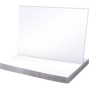 Skyygemm 12 Pcs 17 x 25 Inch Rectangle Cake Boards Half Sheet Cake Board Corrugated Single Wall Base for Pizza Dessert Base Pastries Food Bottoms Party Display Supplies Grease Proof Cardboard, White