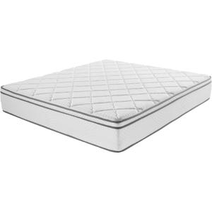 Novilla 10 inch Queen Size Mattress, Hybrid Mattress Queen Size with Comfortable Foam & Individually Pocket Spring, Mattresses in a Box for Back Pain Relief & Support, Certipur-Us Certified (White)