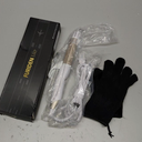 Europe Travel Curling Iron Mini: Dual Voltage Curling Iron for Traveling - Mini Travel Curling Irons 1 Inch with US Plug,Gold 450
