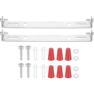 PATIKIL 160mm (6.3") Universal Light Fixture Mounting Bracket Kit, Light Crossbar Ceiling Light Plate with Screw for Wall Lights Ceiling Lighting Pendant Chandelier