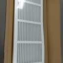 Fancat 30"W x 8"H Return Air Grille [Duct Opening Size], Steel HVAC Return Air Vent Cover for Wall & Ceiling, White Powder-Coated Rust-Resistant AC Cold Air Return, Outer Dimensions 31.75"W x 9.75"H