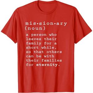 Missionary Definition Noun T-Shirt, XL
