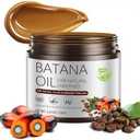 100% Raw Batana Oil for Hair Growth & Thinning Hair, Dr. Sebi Approved Cold-Pressed Formula, Repairs Dry, Damaged Hair & Soothes Scalp, Frizz Control for Lasting Strength & Shine (4.23 Fl Oz)