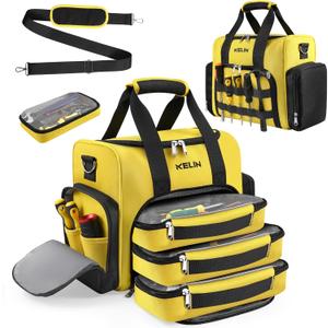 KELIN Tool Bag Box Organizer, Wrench Organizer, Toolbox, Tool Bags for Men Storage, Electrician Tool Bag, Caja De Herramientas, Birthday Gifts for Him Dad, Gadgets for Men, Father's Day Gift Ideas