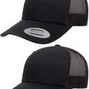 Yupoong Yp Classics Retro Trucker Cap (Black)