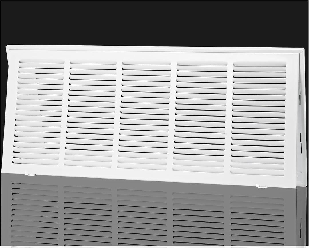 6 x Return Air Filter Grille 30x10,Air Return Vent Cover for 30"W x 10"H Duct Opening,Steel HVAC Vent Covers for Wall and Ceiling,Holds 1" Thick AC Filter