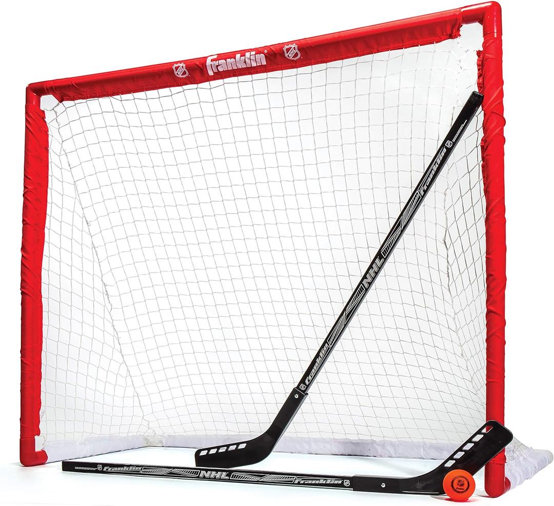 Franklin Sports Hockey Goal, Ball, and Stick Set - NHL