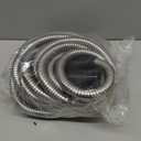 Bionic Steel 25 Ft Metal Garden Hose with Nozzle, 25Ft x 5/8 In. Premium 304 Stainless Steel Metal Water Hose, Flexible Non Kinking, Lightweight, Heavy Duty, for Yard, Outdoor