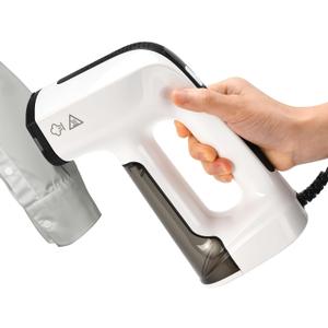 Vacuum Steamer for Clothes, 3200Pa Suction Handheld Clothes Steamer, Dual Mode, LED Display, Portable Travel Steamers for Clothes, Steaming & Ironing 2 In 1, 160ml Water Tank (for 110-120V) - White