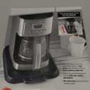 Copco Coffee Cab Rolling Countertop Small Appliance Stand, Compact Glide Pad for Coffee Machines & Kitchen Essentials, Non-Slip, Heat-Resistant Base, Easy Access & Durable Construction (Black)