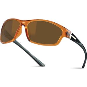 Bnus corning glass lens polarized sunglasses for men & Women italy made w. High Performance Plastic Lens option