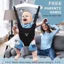 G TALECO GEAR Baby Jumper with Stand,Baby Bouncer,Easy Set-Up,Baby Exerciser for Active Babies,Suitable for Indoor and Outdoor, Water Mat Include (Black)