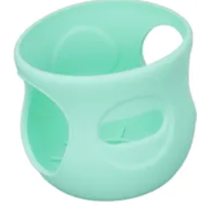 Pack of 4 Silicone 4 Oz Bottle Cover, Food Grade, Anti Fall, Insulated, Easy to Clean, Dishwasher Safe with Quick Drying, Ideal for Home Use or Traveling, Suitable for 120ml Glass