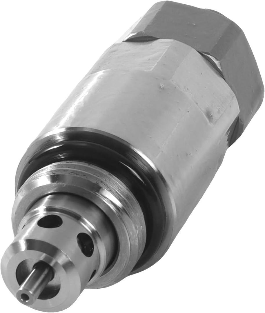 Pressure Relief Valve, OE 4358914 4372039 AT213982 1pc Relief Valve Replacement for Hitachi Excavator EX200-3 EX200-5 EX220-5 EX200-2 EX220-3 EX220