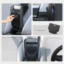 YONZEE 3PCS Center Console Organizer Tray for Tesla Model Y(2020-2024),Model 3(2020-2023) Accessories,with Armrest Hidden Upgrade Center Console Organizer