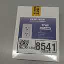 ELECTECK 2 Pack GFCI Outlets 20 Amp, Non-Tamper Resistant, Decor GFI Receptacles with LED Indicator, Ground Fault Circuit Interrupter, Wallplate Included, ETL Listed, White