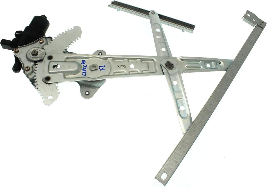 JC Whitney Window Regulator Compatible with 2012-2015 Honda Civic Front, Driver Side JRH46290004