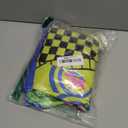 Fawjsais Women's Half Sleeve Dress O Neck Printed Sequins Mini Dress Loose Casual Sexy Nightclub Party T-Shirts Tops Dress (Medium)