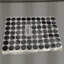 1" Black Dot Stickers 1050 PCS Round Circle Stickers Colored Coding Labels