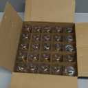 25 Pack Edison E12/C7 Low Wattage Outdoor Light Bulbs - 1W, 2700K, Shatterproof, ST38 Edison LED Bulbs
