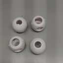 Child Safety Door Knob Cover (4 Pack) Hard-to-Remove Dual-Lock Door Handle Covers for Kids - Reusable Baby Proof Door Knob Locks - Installs Easily, No Tools Needed (White)