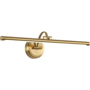 Hard-Wired Picture Lights 23.62 Inch Dimmable LED Wall Art Lighting Modern Brass Gallery Light Poster Lights Adjustable Swing Arm Picture Frame Light For Display Art Work,14W,2700K, Warm White