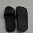 clootess Shower Slide Shoes for Men and Women Home Sandal Bath Slipper Indoor House Pool College Dorm Non-Slip (8.5-9.5 Wide Women/7-8 Men, Black)