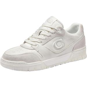 COACH Women's Soho Sneaker (9, Glacier White)