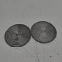 LEKEYE Shower Hair Catcher Drain Protector Strainer-Steel & Silicone 2 Pack (Gray Gray)