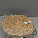 Round Woven Placemats Set of 6Rattan Placemats Natural Hand-Woven Water Hyacinth Placemats Farmhouse Weave Place Mats Table Mats for Dining, Table,Kitchen,Wedding
