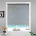 Cordless Light Filtering Roller Shades for Indoor Window,48" W x 72" H,Grey