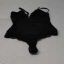 SHAPERIN Sexy Lace Shapewear Bodysuit Women Tummy Control Sleeveless Tank Tops Thong Backless Body Shaper Suit Black, Size: XL