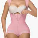 M MYODRESS Fajas Colombianas Moldeadoras Shapewear Tummy Control Full Body Shaper Post Surgery Compression Garment Shaping M