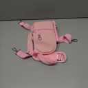 linmaya Water Bottle Carrier Bag for Stanley Cup 40/30oz with Phone Holder Pockets,Neoprene Water Bottle Cross-body Bag with Adjustable Shoulder & Hand Strap Stanley Cup Accessories (pink)