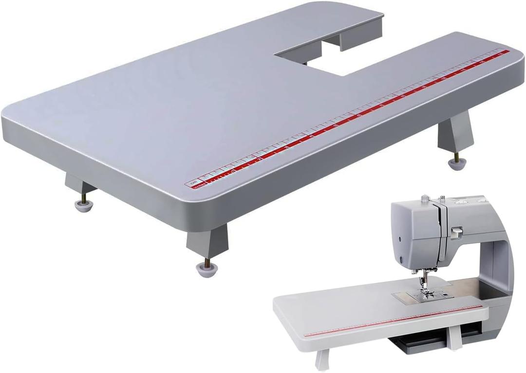VANELY Sewing Machines Extension Table for Singer 4411, 4423, 4432,4452,5511,5523 Heavy Duty Sewing Machines (Gray) VANELY Sewing Machines Extension Table for Singer 4411, 4423, 4432,4452,5511,5523 Heavy Duty Sewing Machines (Gray)