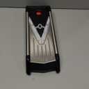 Mandoline Slicer for Kitchen, Vegetable Chopper Stainless Steel Food Slicer Veggie Slicer Onion French Fry Cutter Potato Julienne, 5 Blades, Kitchen Utensils (BLACK)