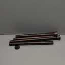 Bronze Shower Curtain Rod, Shower Tension Rod Adjustable 30 To 64 Inch,Shower Curtain Rods Spring Tension For Bathroom No Drilling No Rust (Brown)