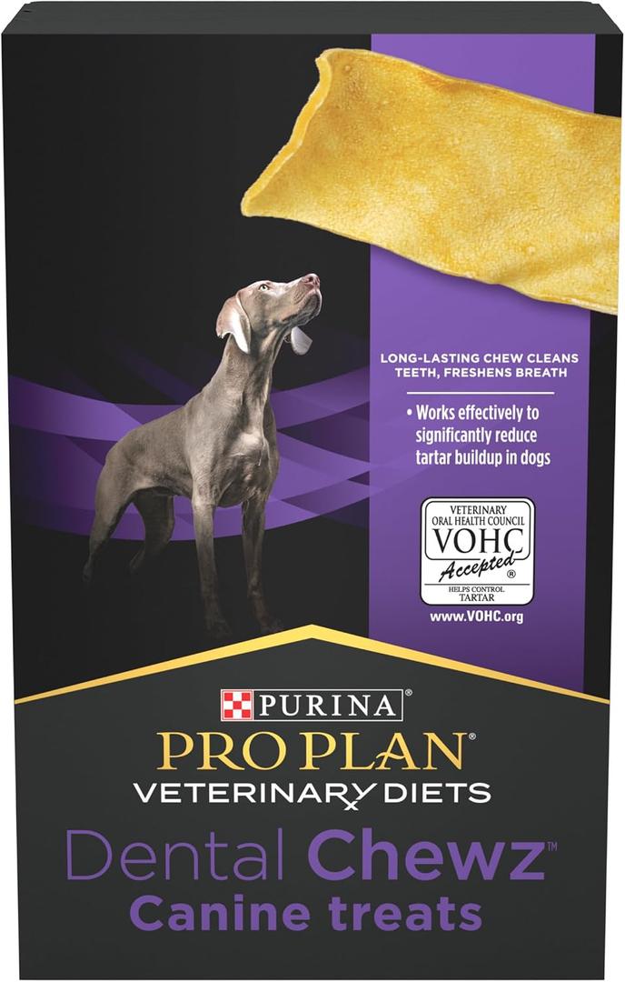 Purina Pro Plan Veterinary Diets Dental Chewz Dog Treats, 5 oz Box (EXP 06/08/29)