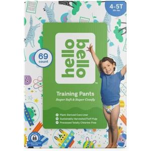 Hello Bello Training Pants 4T-5T, Bedtime Stories and Space Travelers, 69ct Box