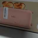 bella 2 Slice Slim Toaster, Fits-anywhere Kitchenware, 6 Setting Shade Control with Reheat & Cancel Buttons, Fits sourdough, 10 Long Slot, Anti Jam & Auto Shutoff, 900 Watt, Blossom