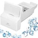 Upgraded 241860803 Refrigerator Ice Bucket Assembly Compatible with Frigidaire Ice Maker Replacement Ice Bin Container Parts AP4300918 LFSS2612TF0 LFSS2612TE0 FFSS2615TS0 FFHS2611PFEA Ice Maker