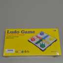 Ludo Game Board Set -9.5, Magnetic Folding Travel Classic Strategy Game (Rounded Corner)