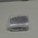 Hotop 30 Pcs Metal Drapery Curtain Rings 0.98/1.26/1.65 inch Interior Diameter and 30 Pcs Hanging Curtain Drapery Pin Hooks for Window Door Shower(Black,42 mm)