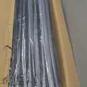 Muzata 100Pack 32" x3/4" Aluminum Deck Balusters Square Baluster Deck Railing Black Hollow Spindles with Screws for Railing Fencing Porch WT26