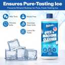 Sylvan Ice Machine Cleaner and Descaler | 2x 16 oz (8 uses) | Free Cloth | Made in USA | Nickel Safe Ice Maker Cleaner and Descaler | Universal Compatibility for Commercial & Residential Ice Makers