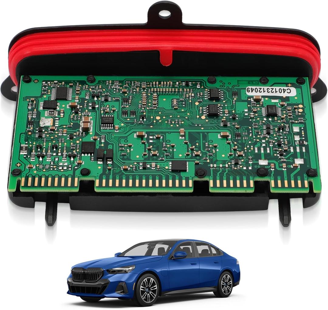 Headlight TMS Module Xenon Adaptive Headlight ECU Control Compatible for 5 Series 520i 528i 535i 550i M5 2014-2016 Replace OE#63117440877 63117427607 63117409579 63117408422 63117381017