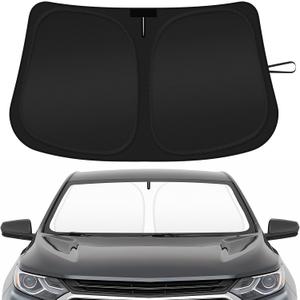 Car Windshield Sun Shade Compatible with 2018 2019 2020 2021 2022 2023 2024 2025 2026 Chevy Equinox Accessories Windshield Cover Foldable Front Window Sunshade Custom Sun Visor Blocks UV Rays